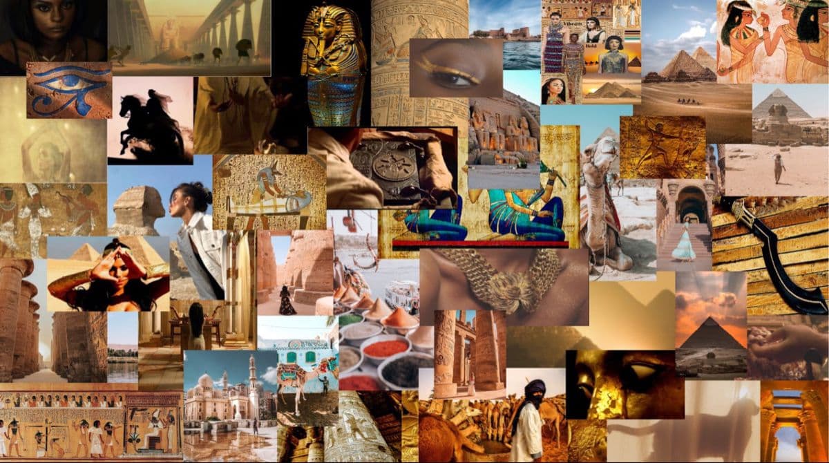 Egypt landscape backdrop
